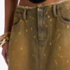 Maxi skirts denim
