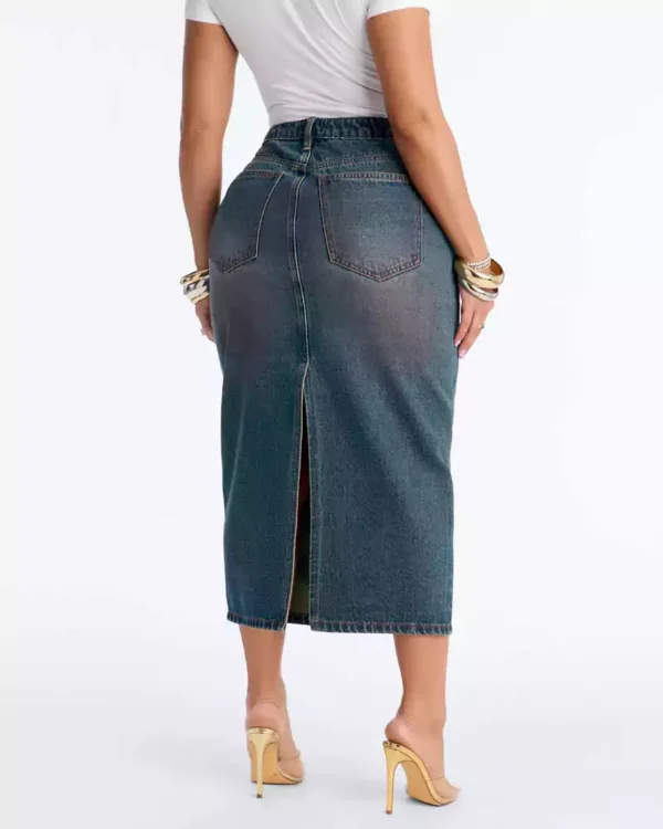 Vintage washed denim