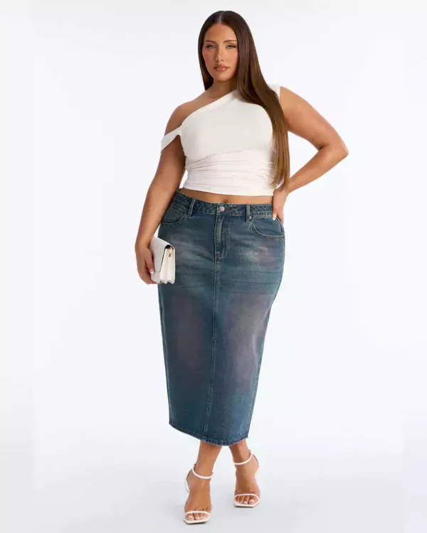 Vintage washed denim