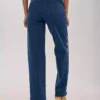 Wide leg denim jeans for women