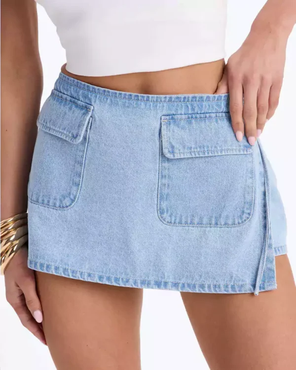 Women skorts denim