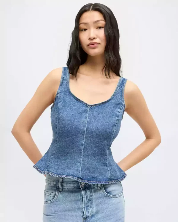 Womens denim blouses