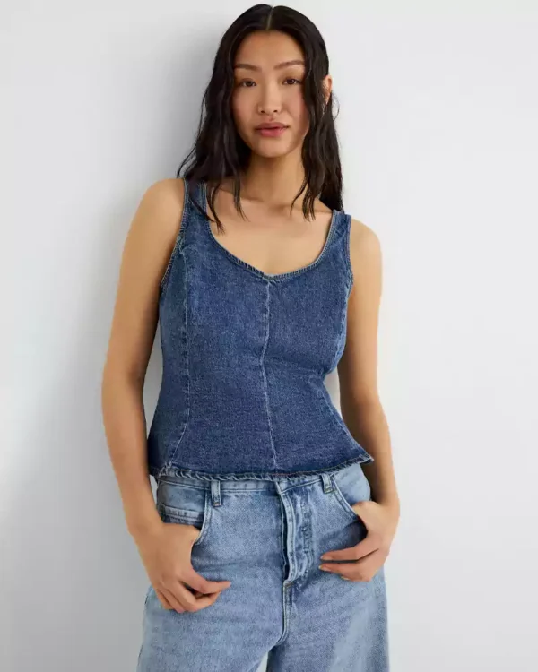 Womens denim blouses