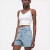 100 cotton denim shorts