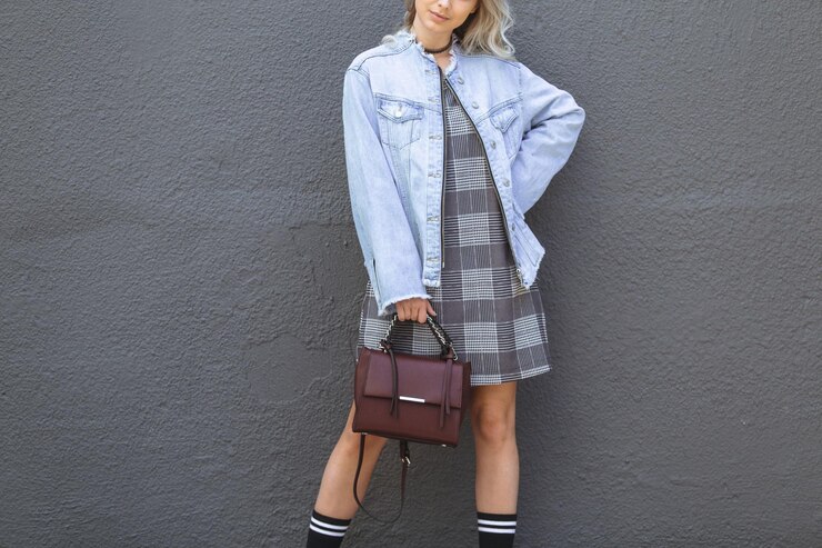A stylish girl with perfectly matched colors