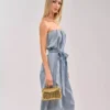 Belted denim jumpsuit Belted denim jumpsuit