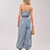 Belted denim jumpsuit Belted denim jumpsuit