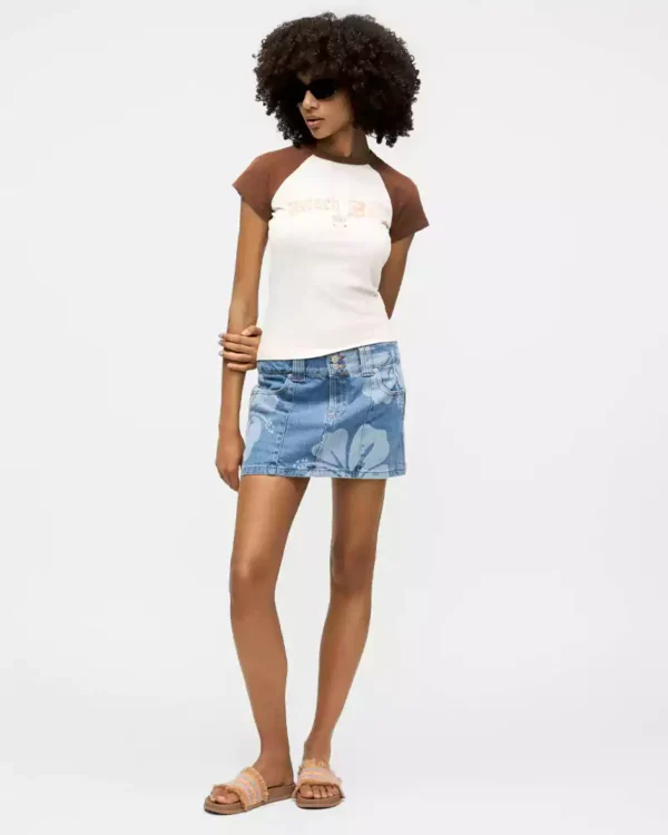Best denim mini skirts