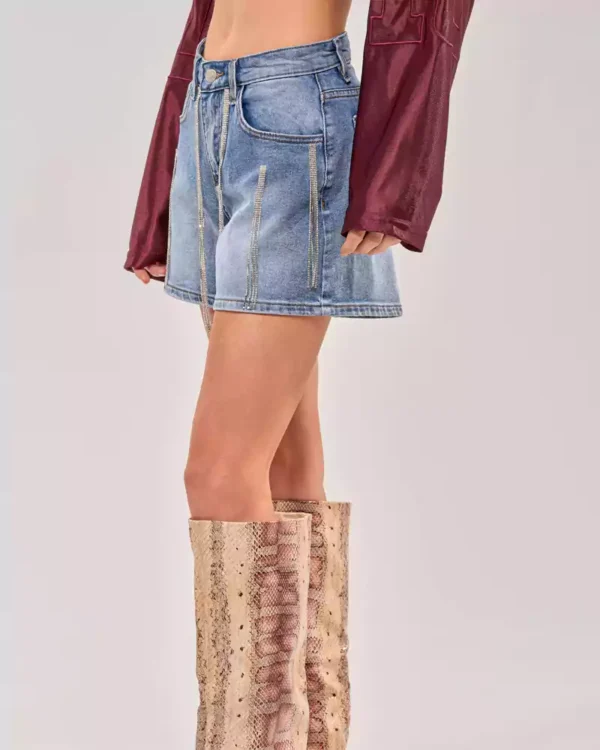 Bling denim shorts Bling denim shorts