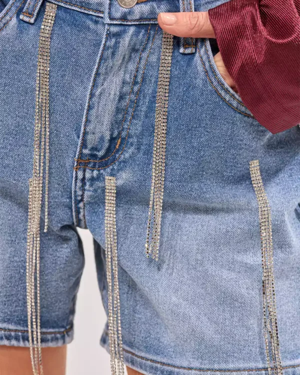 Bling denim shorts Bling denim shorts