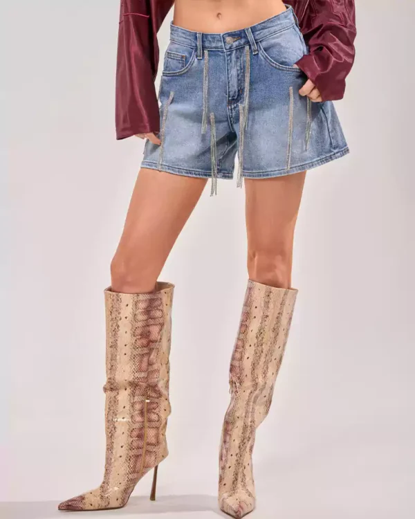 Bling denim shorts Bling denim shorts