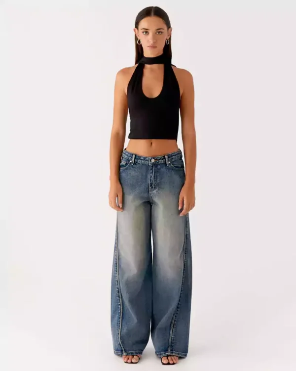 Blue denim jeans for women Blue denim jeans for women