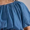 Denim blue top Denim blue top