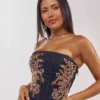 Denim corset bodysuit Denim corset bodysuit