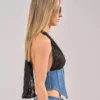 Denim corset too