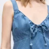 Denim dresses sleeveless