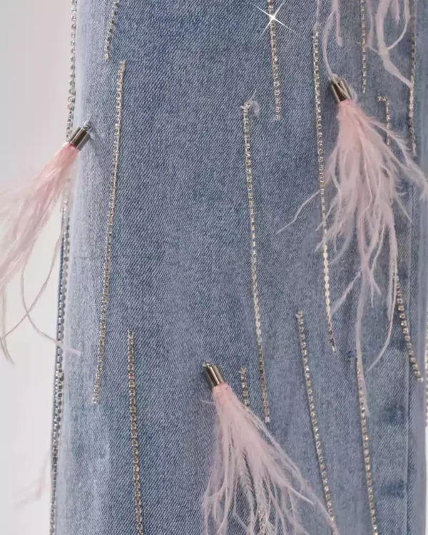 Denim jeans light wash Denim jeans light wash
