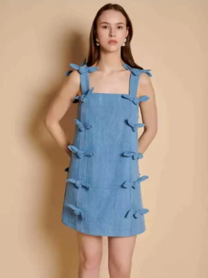 Denim mini dress for women Denim mini dress for women