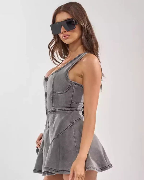 Denim mini dress for women Denim mini dress for women