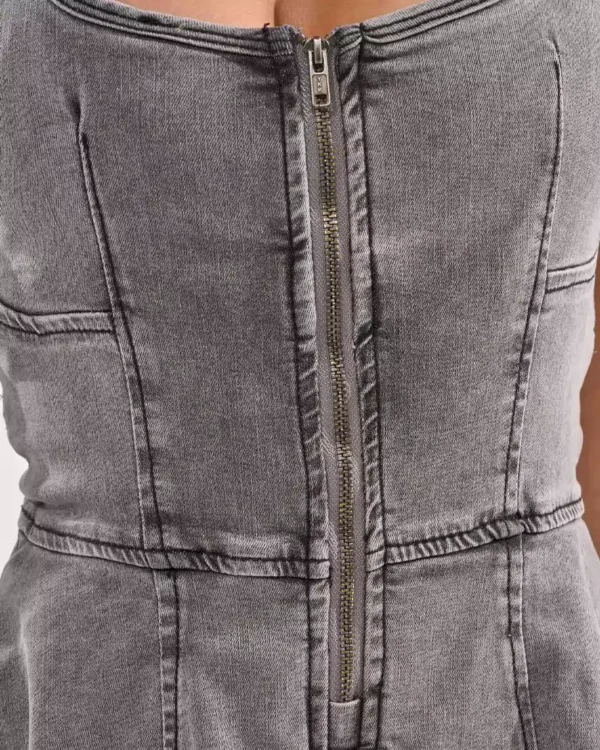 Denim mini dress for women Denim mini dress for women