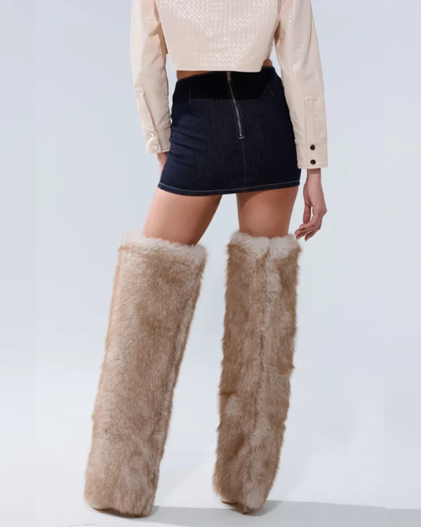 Denim mini skirt black Denim mini skirt black
