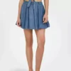 Denim miniskirt