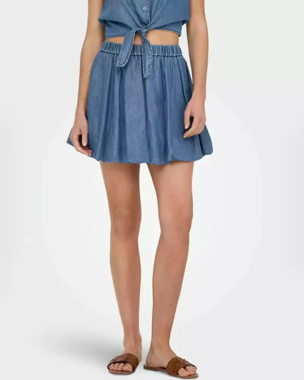 Denim miniskirt