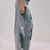 Denim rhinestone jeans Denim rhinestone jeans