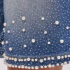 Denim shorts rhinestones
