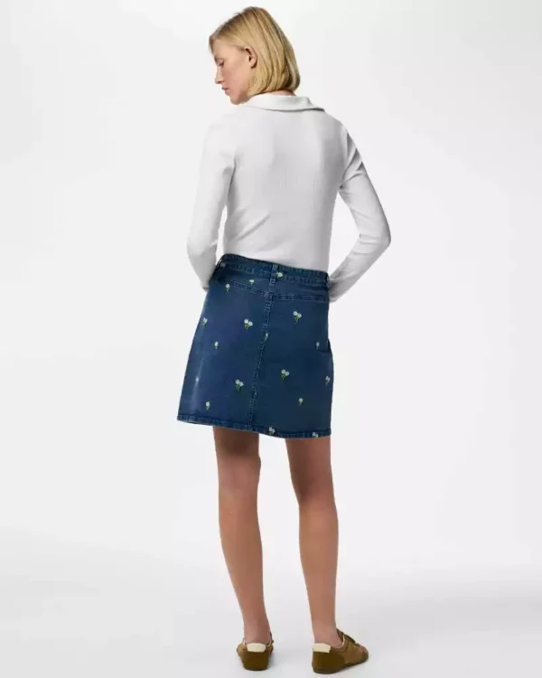 Denim skirt a line