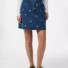 Denim skirt a line
