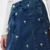 Denim skirt a line