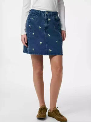 Denim skirt a line