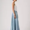 Denim skirt maxi length