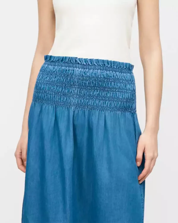 Denim skirt women midi