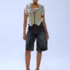 Denim sleeveless vest for women Denim sleeveless vest for women