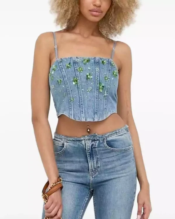 Denim top edikted
