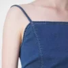 Denim top with ties
