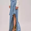 Denim wide leg jeans