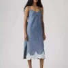Formal denim dresses