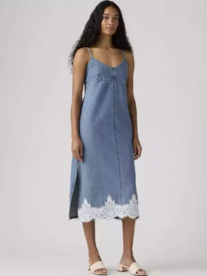 Formal denim dresses