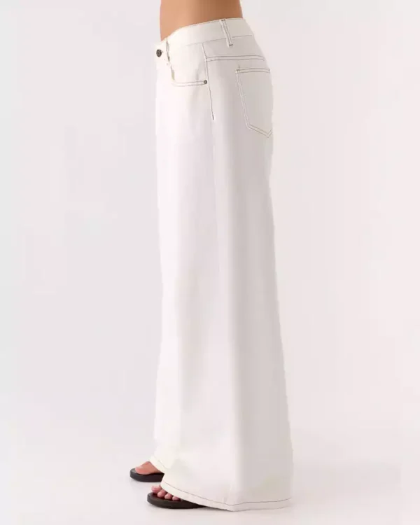 Jeans wide leg denim