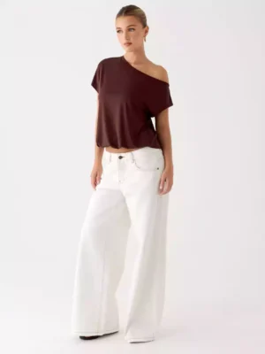 Jeans wide leg denim Jeans wide leg denim