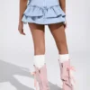 Light denim mini skirt Light denim mini skirt