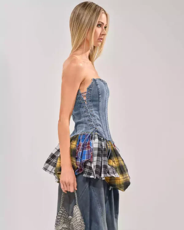 Lioness charismatic denim corset