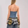 Lioness charismatic denim corset