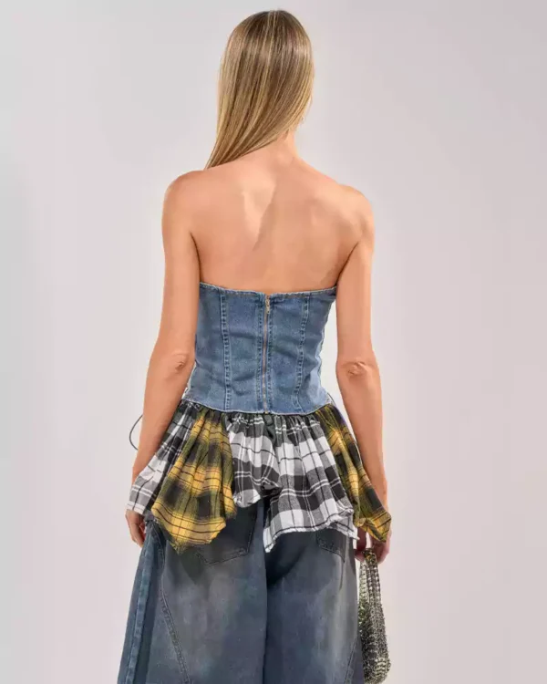 Lioness charismatic denim corset