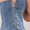 Lioness charismatic denim corset