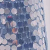 Sequin denim shorts