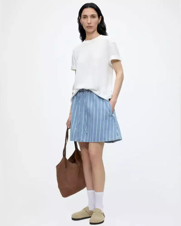 Short denim skirts